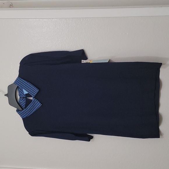 NWT CeCe Puff-Sleeved Sweater with Printed Collar - Picture 4 of 10